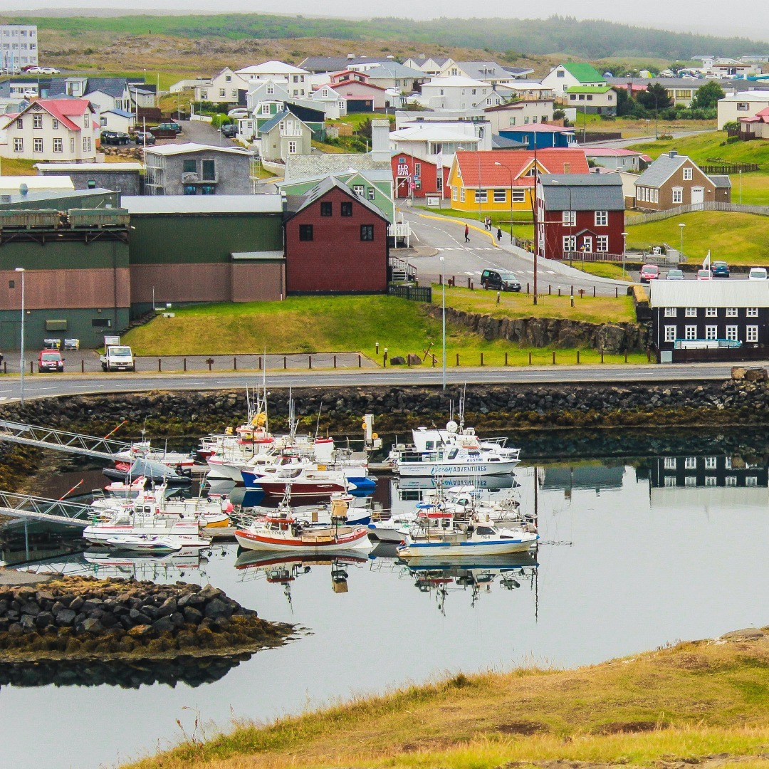 Islandzki krajobraz Norður Salt 07