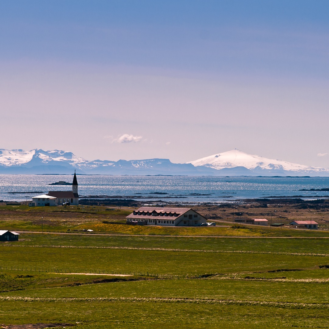 Islandzki krajobraz Norður Salt 08