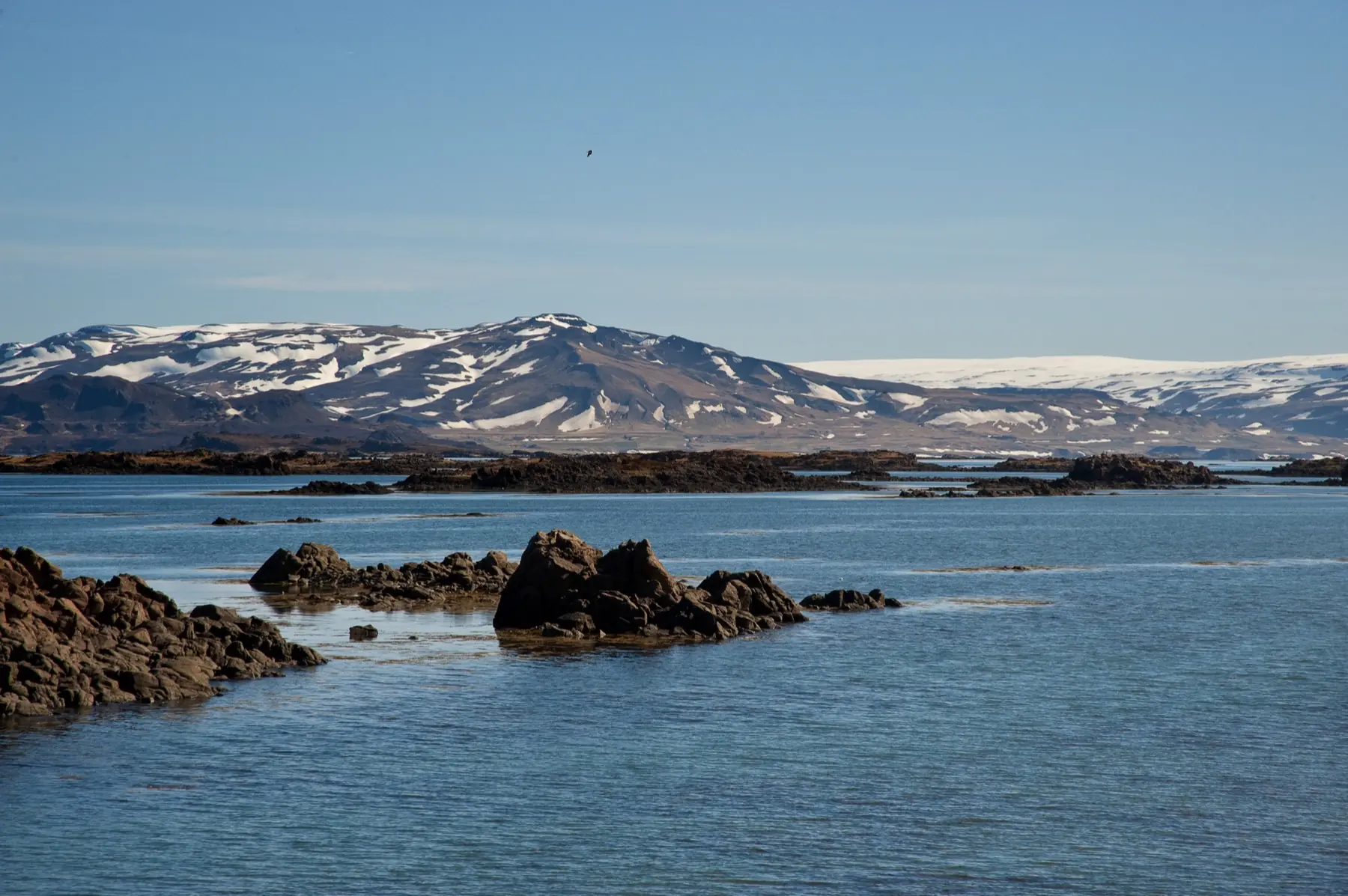 Islandzki krajobraz Norður Salt 02