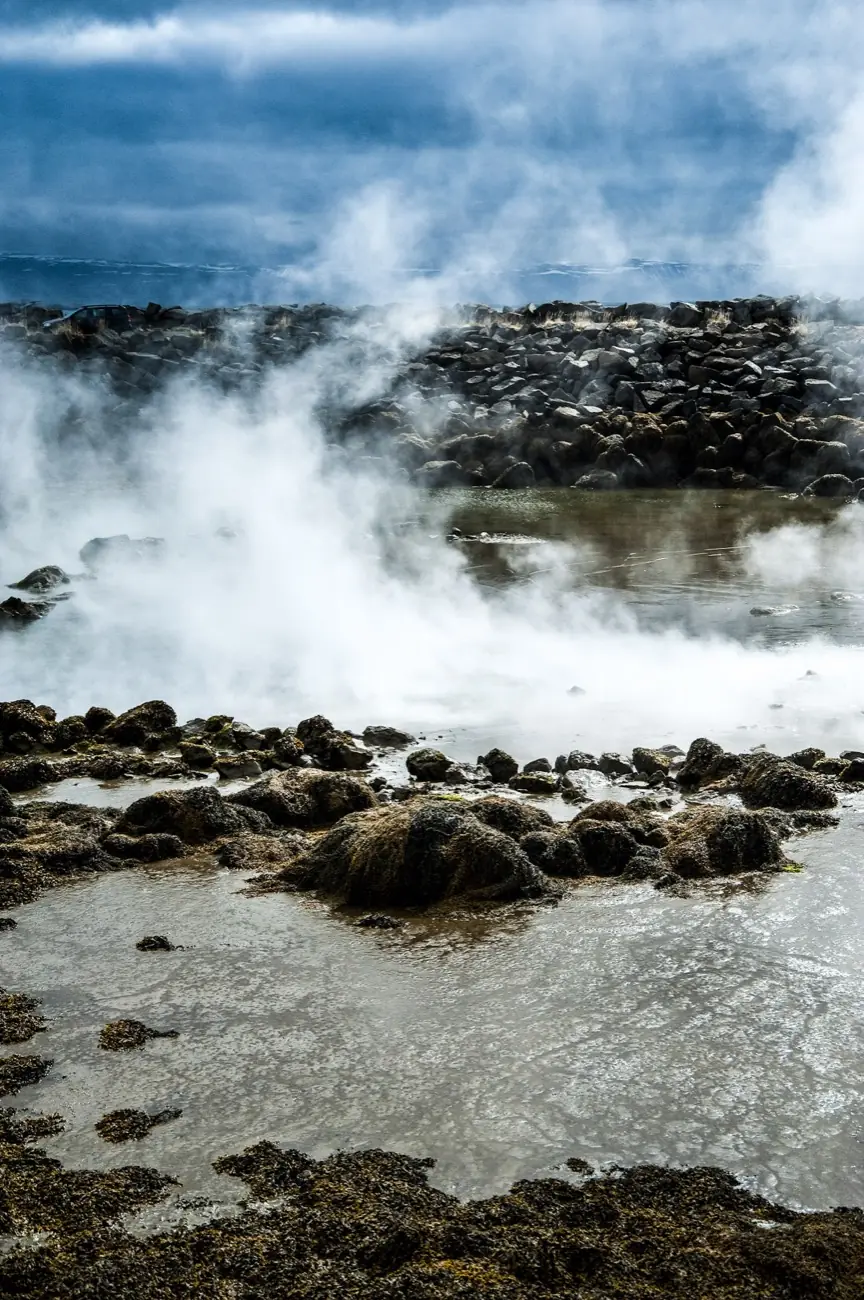Islandzki krajobraz Norður Salt 04