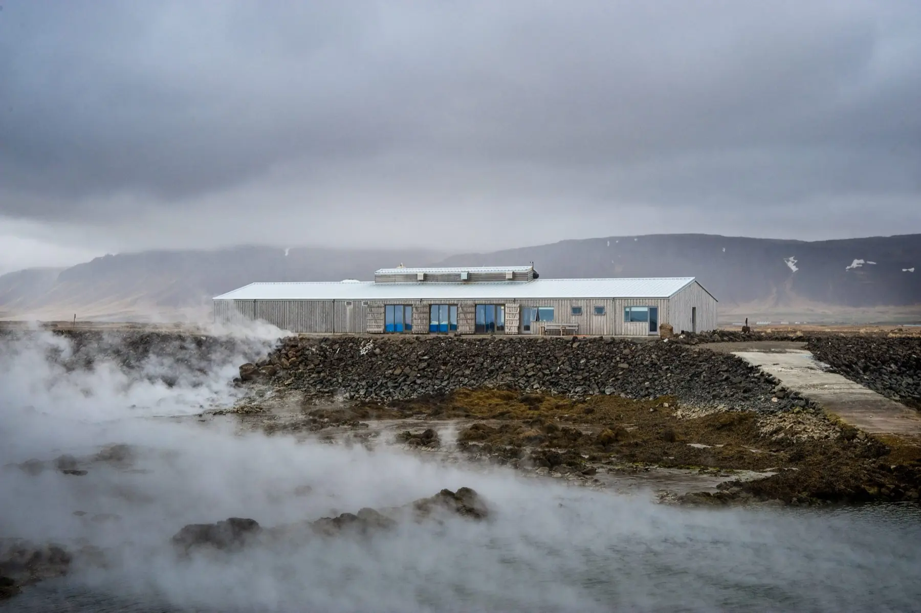 Islandzki krajobraz Norður Salt 03