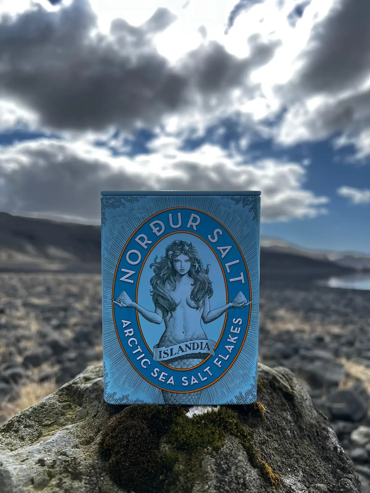 Norður Salt w surowym islandzkim krajobrazie